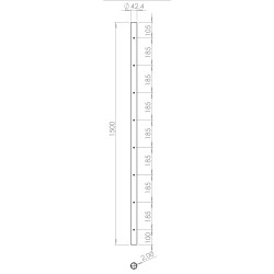 Montážna sada pre zelenú stenu (ø 4 mm), nerez AISI 304/316 Montážna sada pre zelenú stenu (ø 4 mm), nerez AISI 304/316